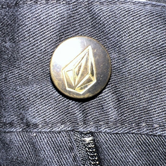 Volcom Stone Chino Skater Shorts Black Men's 36 Flat Front - Picture 5 of 13